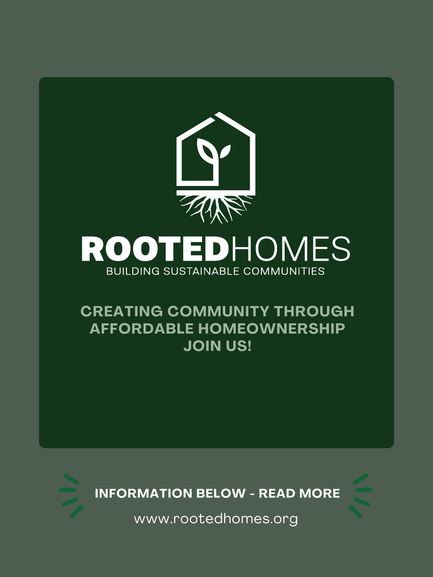 RootedHomes Library: Information Sessions
