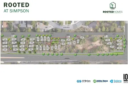 Plano del sitio de Raíces en Simpson